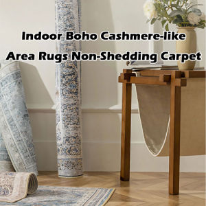 "Indoor Rug Boho Retro Area Rugs Soft Cashmere-like Non-Shedding Floor Mat Area Carpet Washable Non-Slip Cashmere Imitation Rugs for Living Room Dining Room Office Kitchen Bedroom Children Baby Crawling Mat Nursery Living Room Carpet Imitation Cashmere C