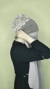 HIJAB JILBAB KERUDUNG SQUARE SEGI EMPAT INSTAN TURKI CEPOL // SEGITIGA INNER 2IN1 NILFASHION