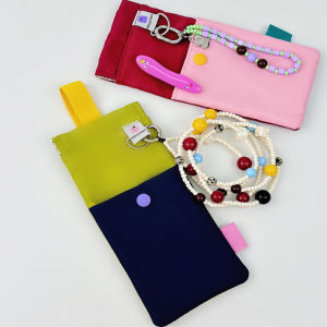 2025 New Universal Multi-Functional Eyeglass Case Spring Open Quick Storage Pen Bag High Aesthetic Value INS Style Organizer