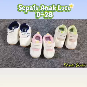 Sepatu Anak motif Bear/ Sepatu Anak Lucu/ Sepatu Pre School/ Sepatu Bayi D28