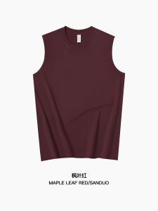 Áo Thun Cotton Màu Trắng Dành Cho Nữ Mùa Hè Mới Rộng Rãi Đa Năng Không Tay Áo Thun Thể Thao Thường Ngày Không Tay