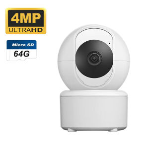 4MP PTZ Baby Monitor Camera - WiFi Indoor 355° Security Cam with Voice Intercom & Night Vision CCTV Surveillance for Home ICsee