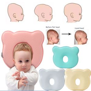 Newborn Baby Soft Pillow Breathable Baby Shaping Pillows to Prevent Flat Head Ergonomic Pillow