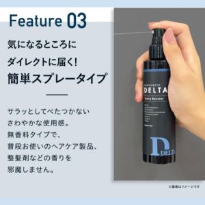 Direct From Japan: Kaminomoto Delta Scalp Booster 150ml Anti-Dandruff Blocks Male Hormones