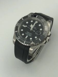 Fluororubber Sport Strap for Rolex Submariner DAYTONA GMT Yacht-Master 21mm 20mm Rubber Band Smart Watch Replacement Bracelet