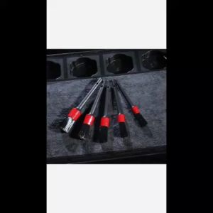5PCS Car Detailing Brushes Car Wash Slit Brush Clean Seat Detail Brush for Cleaning Car Interior Ext