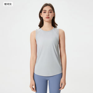Ultra-Light High-Quality 120g Quick-Dry Sports Vest Cover up Women Breathable Hollow Mesh Sleeveless Yoga Clothes Top