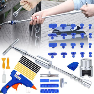 Paintless Car Dent Repair Kit Dent Puller Dent Repair T-bar Dent Removal Tabs Pullers Auto Sheet Metal Removal Tools