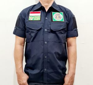 Logo PPP LAMA dan BARU Kemeja PDL Tactical Army S - 5XL BONUS FREE 3 Emblem Patch Prepet Perekat Velkro