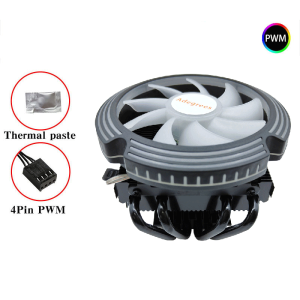 M4 CPU Cooler 120MM 4PIN PWM PC Processors 4 Heat Pipes Radiator for Intel LGA 1700 2011 1200 1150 1151 X99 AM3 AM5 ventilador