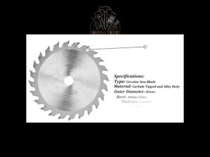 CIRCULAR SAW BLADE 4" 40T MATA GERGAJI ALMINI 4 DIM PISAU SERKEL KAYU 4 INCI 40 GIGI MULTI 4 DIM