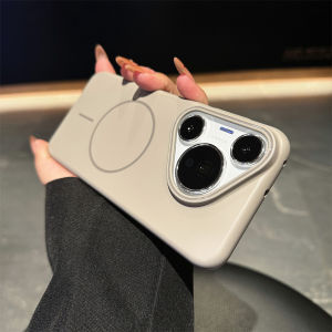Luxury Slim Matte Magsafe Phone Case For Huawei Mate 60 50 40 30 P70 P60 P50 P40 Pro Nova 11 12 13 - Solid Color Shockproof PC Cover Casing