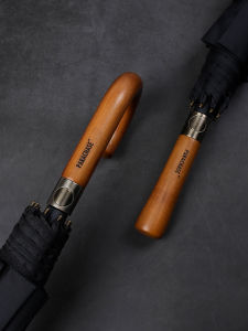 Long Handle Umbrella Double Layer Extra Large Retro Automatic Umbrella for Men And Women Windproof Rain Umbrella Straight Pole