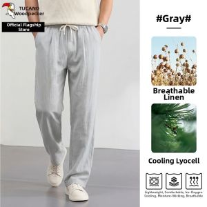 TUCANO | Summer Thin Tencel Linen Loose Casual Pants