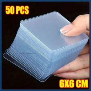 Ultra-strong Glue Double Sided Adhesive Tape Transparent Square Wall Stickers Patch for Bathroom Seamless Waterproof Nano Tapes