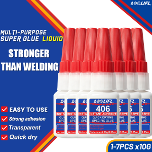 New Fast‑Curing Super Glue Clear Transparent High Bond Instant Adhesive For Metal Wood Ceramic Leather Shoe DIY Craft Repair 10G