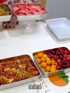 ที่ใส่อาหาร กล่องใส่อาหาร พร้อมฝาปิดสนิท กล่องอาหารสแตนเลส กล่องเก็บอาหาร