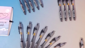 30pcs/Set 0.5 Mm Push Neutral Black Ballpen Ballpoint Pen Retractable Gel Pens School Supplies Stationery ballpen wholesale