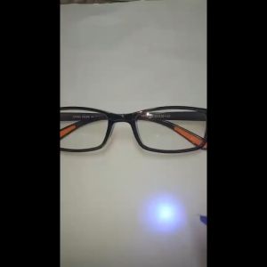 FREE BOX !! Kacamata Elastis Anti Patah Lensa Anti Radiasi / Kacamata Fashion Anti Cahaya Biru Hp Komputer Gadget / Kacamata Blueray Pria Wanita Frame Persegi Panjang Model Cassual List Orange Lentur Korean Style