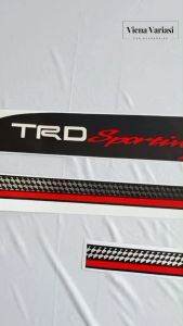 Stiker Body Samping / Stiker Pintu Samping Kanan Kiri Mobil Fortuner VRZ 2017 Variant Warna