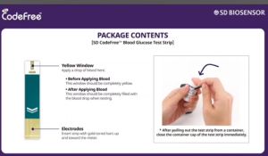 แผ่นตรวจน้ําตาล Sd Codefree จากประเทศเกาหลีใต้