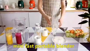 Juicer Automatic Multifunctional Household Juicer 4 In 1 Blender Suitable For Home Kitchen 350ml Fruit Juicer Portable Rechargeable Juice Cup For Home Use Travel And Outdoor Use Double Click Start