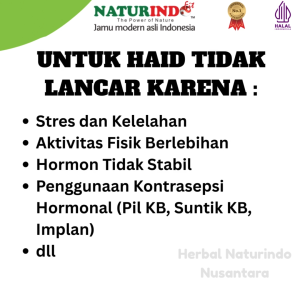 Obat Haid Tidak Teratur Telat Haid Pelancar Menstruasi Hormon Tidak Stabil Herbal Azzahra Naturindo