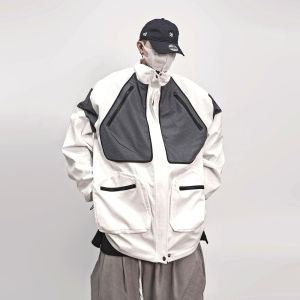 Hip Hop Loose Baseball Jacket Men
