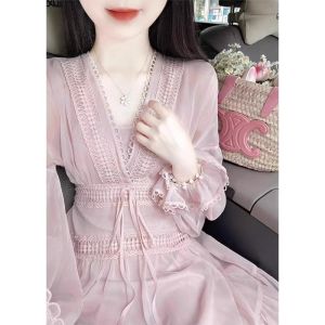 Elegant French Style Spring Dress
