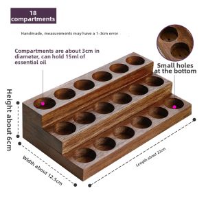 YILI DECO | Vintage Wooden Aromatherapy Display Rack