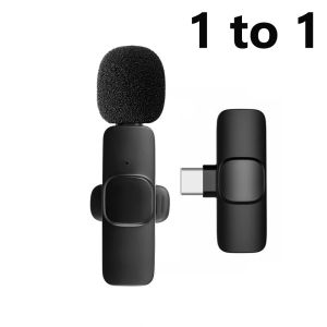 KEBIDU | KEBIDU Wireless Lavalier Microphone Mini Noise Reduction Mic Professional Microphone For Video Recording Live Streaming Vlog