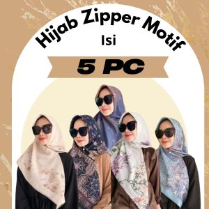 Hijab remaja jilbab instan zipper Voal Motif Premium Lasercut Hijab voal palestina dewasa jilbab voal motif premium