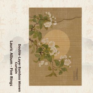 JIAYOUYANZHI | New Chinese Style Bamboo Blind No Drilling Custom Made