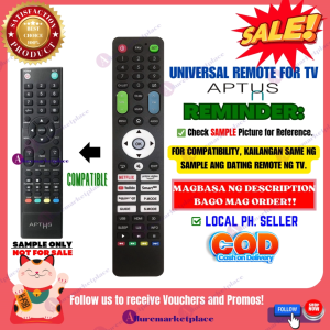APTUS TV Remote Universal [**Mag Basa B4 Umorder**] Remote APTUS LED SMART TV Remote Please Read Description