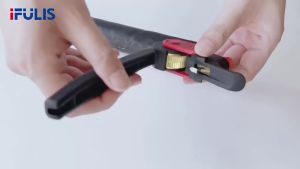 PG-5 Stripper Cable Knife Ratchet Wheel Type Cable Stripping Diameter ≥25mm Depth 0-5mm Round Cable Peeling Plier Tool