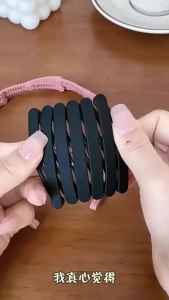 B.F. 1Pc Retractable Headband Portable Hairband Female Summer Invisible Hairband