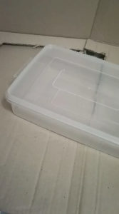 Tempat kotak donat plastik TR 001/ Kotak box penyimpanan donat Kecil