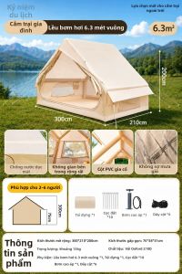 LVXINGJI | Lều Dã Ngoại Tự Phồng Chống Nước Chống Gió