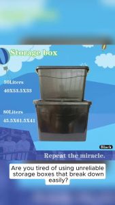 SJM MALL VIVA STORAGE BOX BLK 50LITER AND 90 LITERS