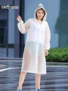 Áo Mưa PVC Dày Chống Nước Ngoài Trời Cho Xe Điện Xe Đạp Leo Núi Áo Mưa Trong Suốt Cầm Tay Dùng Một Lần Bảo Vệ Toàn Thân