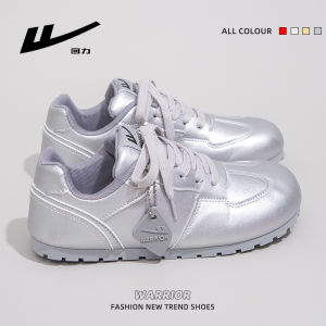 Warrior | Soft and Lightweight White Sneakers Slim Sole