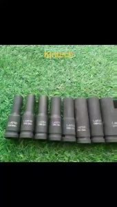 Khẩu tuýp đen hoa thị lục giác dài dầy cứng chống nứt vỡ đầu tuýp 1/2 Kintech