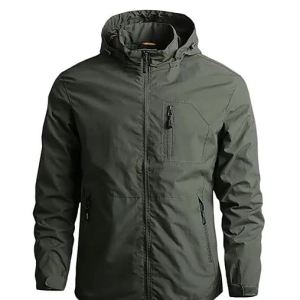[Hàng có sẵn] Áo khoác quân đội nam mới 2022 áo khoác phi công er thường ngày Áo khoác chiến thuật có khóa kéo dáng rộng màu trơn cho nam áo khoác ngoài Áo