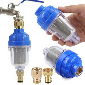 1/2" 40μm Prefilter 16mm Pacifier Garden Taps Faucet Filter Quick Connector 316 Stainless Steel Screen Irrigation Hose Adapter