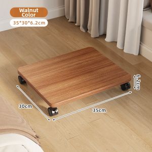 QINQI | Movable Base Tray With Wheels Storage Organizer