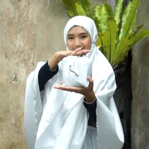 Mukena Mini Travel Terkecil Parasut Premium Terbaru