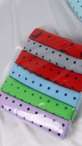 [ISI 6 PCS] Bedong Bayi Bahan Kaos JUMBO 98 x 67 cm / POLKADOT SERIES