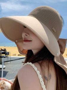 Mũ Chống Nắng Mùa Hè Cho Nữ Mũ Đi Xe Đạp Mũ Che Mặt Mũ Chống Tia UV Mũ Rộng Mũ Trùm Đầu Mũ Đi Biển Mũ Đi Chơi Ngoài Trời