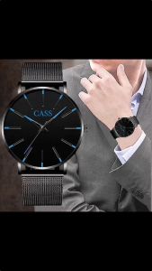 Jam Tangan Pria Dewasa Anti Air jam tangan pria import jam tangan pria anti air orii Jam Tangan Ramping Elegan Pria Mewah Jam Tangan Kuarsa Stainless Steel Mesh Bisnis Pria