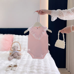 Baby Girl Summer Outfit Thin Newborn One-Month Clothes Princess Bottom Covering Clothes Adorable Three-Month Anniversary Cute Haier
